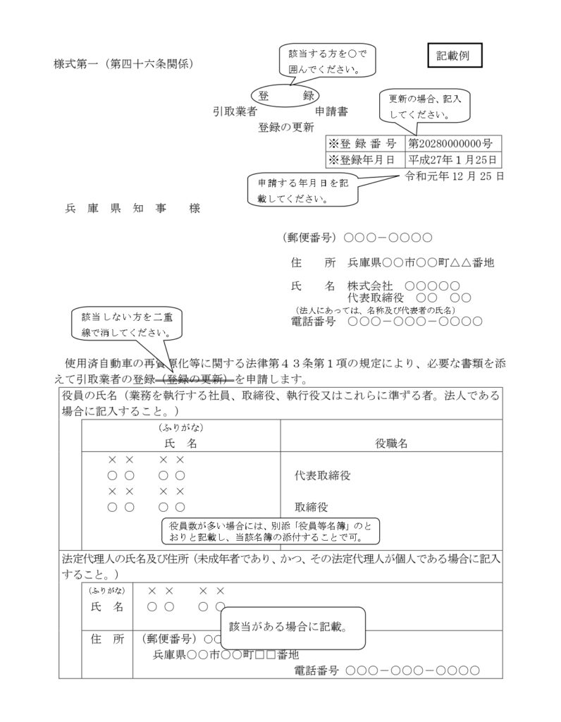 申請書(1)